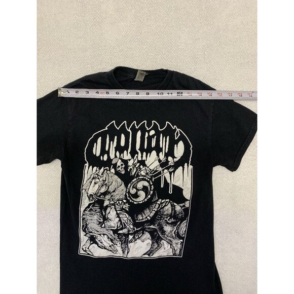 Conan The Barbarian Horseback Battle Hammer Black Cotton Graphic T-shirt Small - Picture 4 of 5